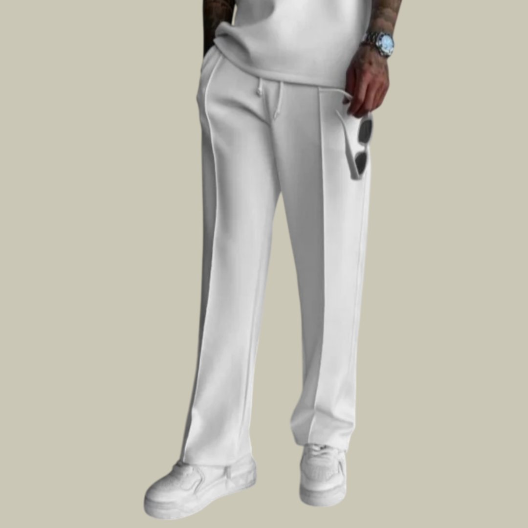 Lux & Classy • Men's Elastic Waist Pleated Pants