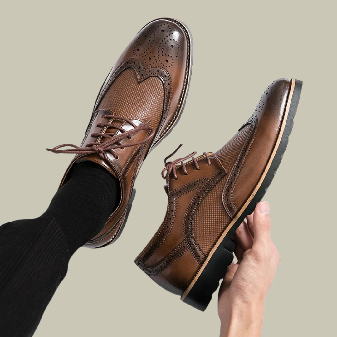 Lux & Classy • Men's Classic Leather Oxford Shoes