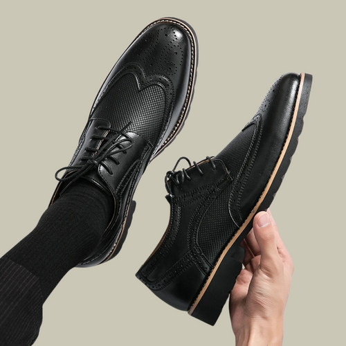 Lux & Classy • Men's Classic Leather Oxford Shoes