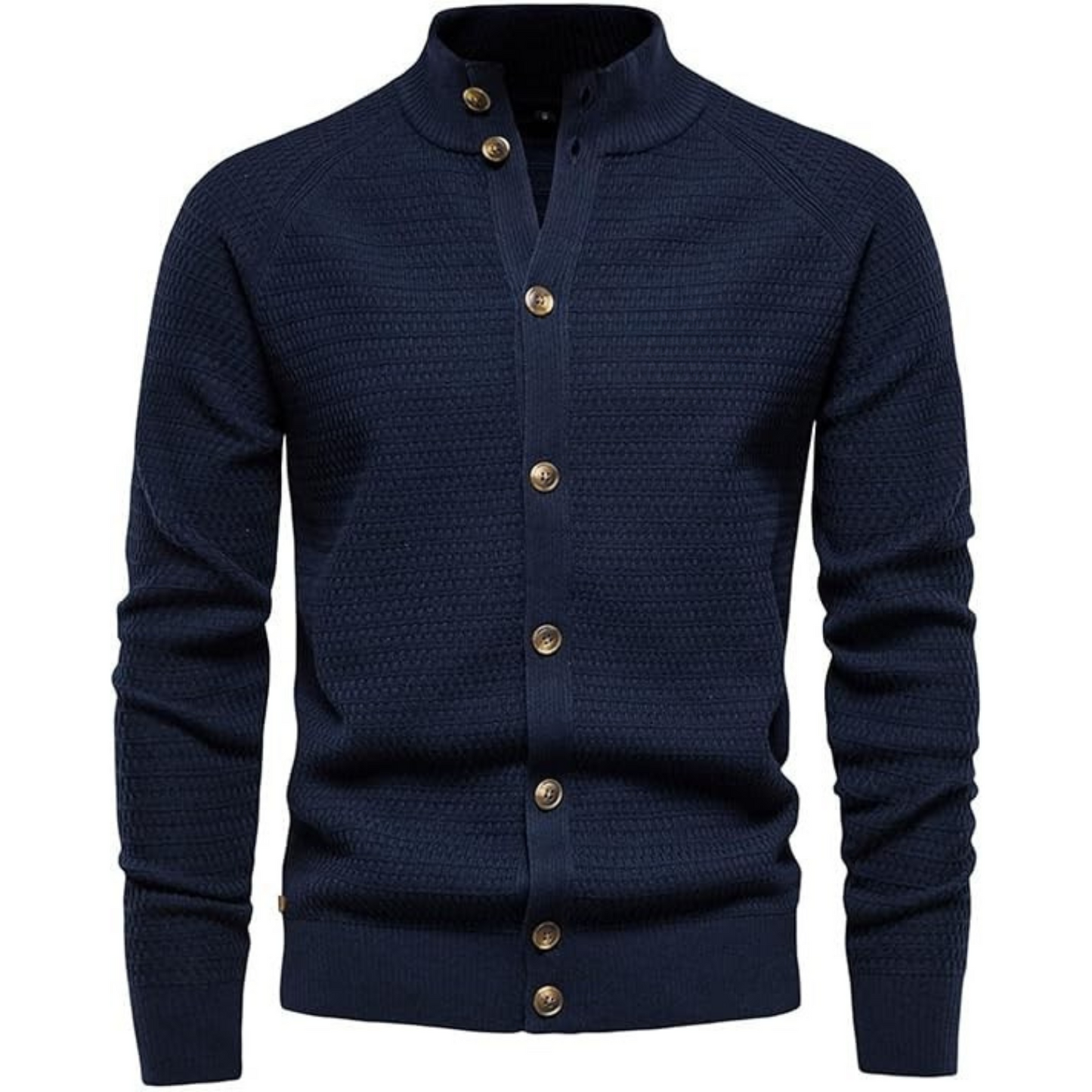 Klassische Knopf-Strickjacke