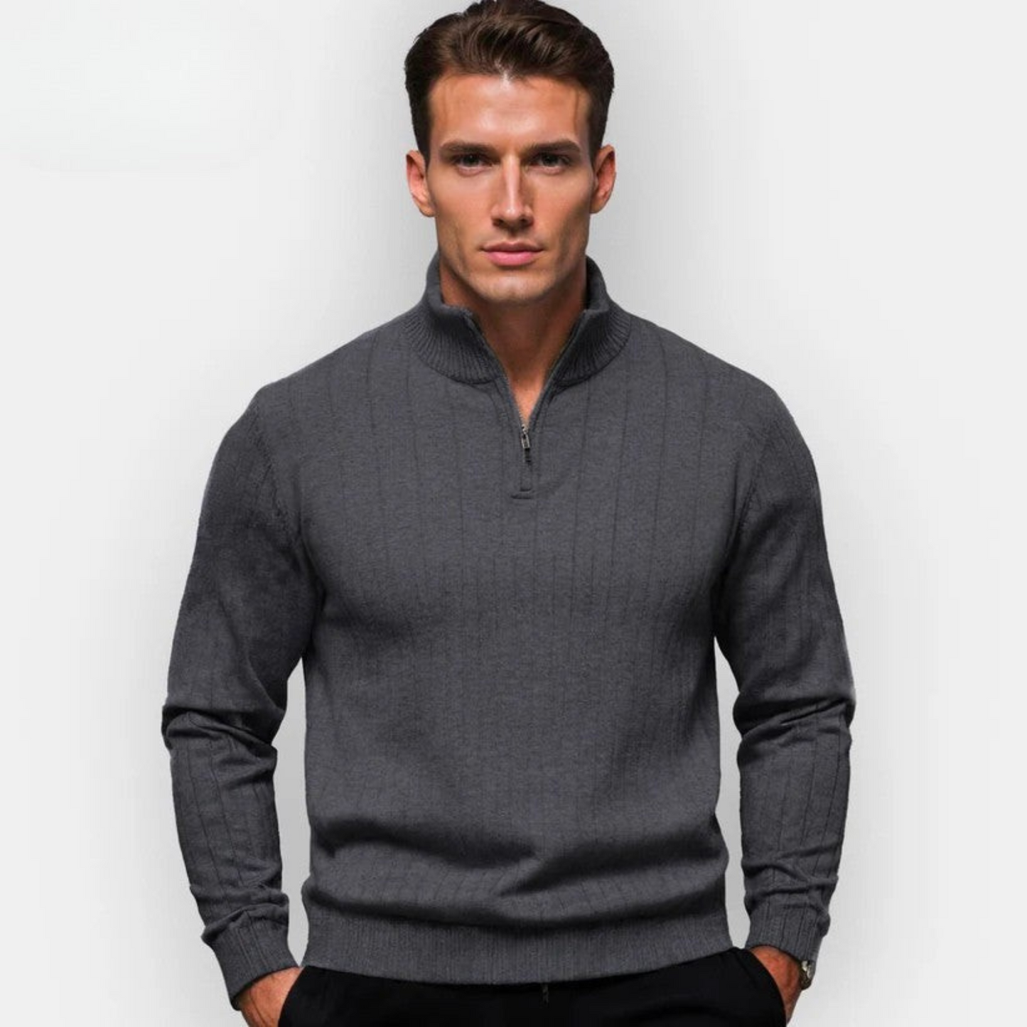 Zip-Up Sweater