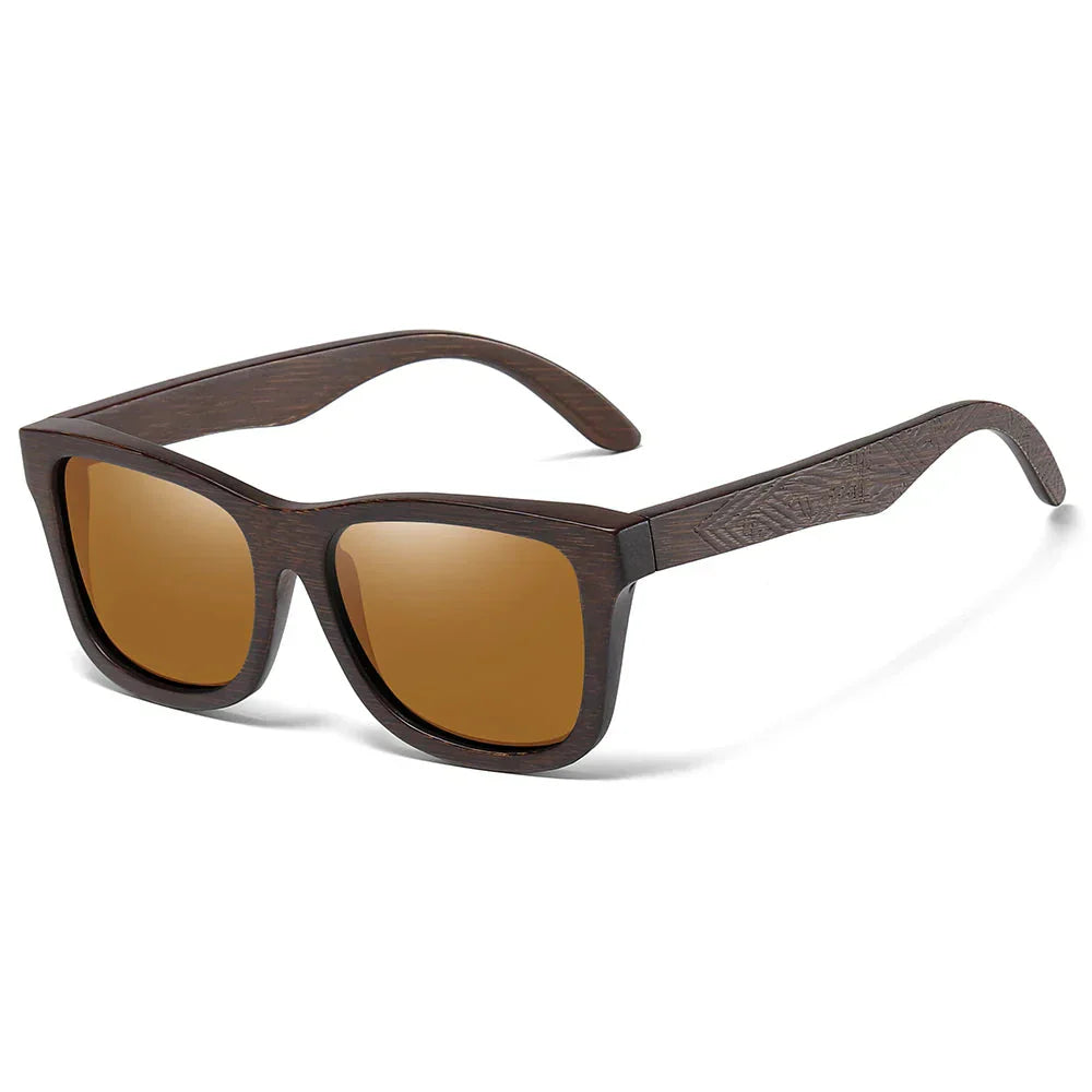 Darius Bamboo Polarized Sunglasses