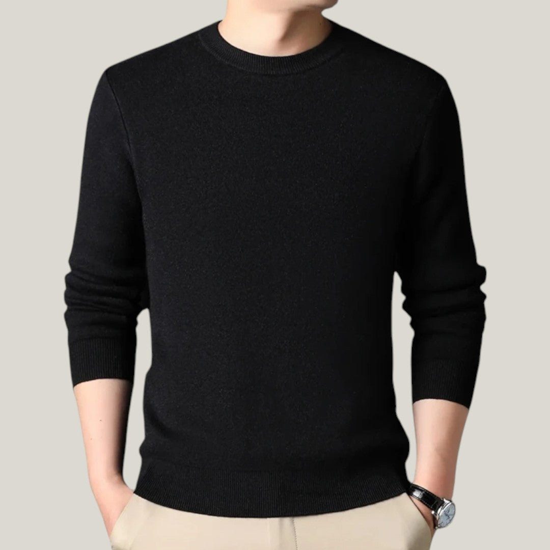 Lux & Classy • Men's Casual Round Neck Thin Sweater