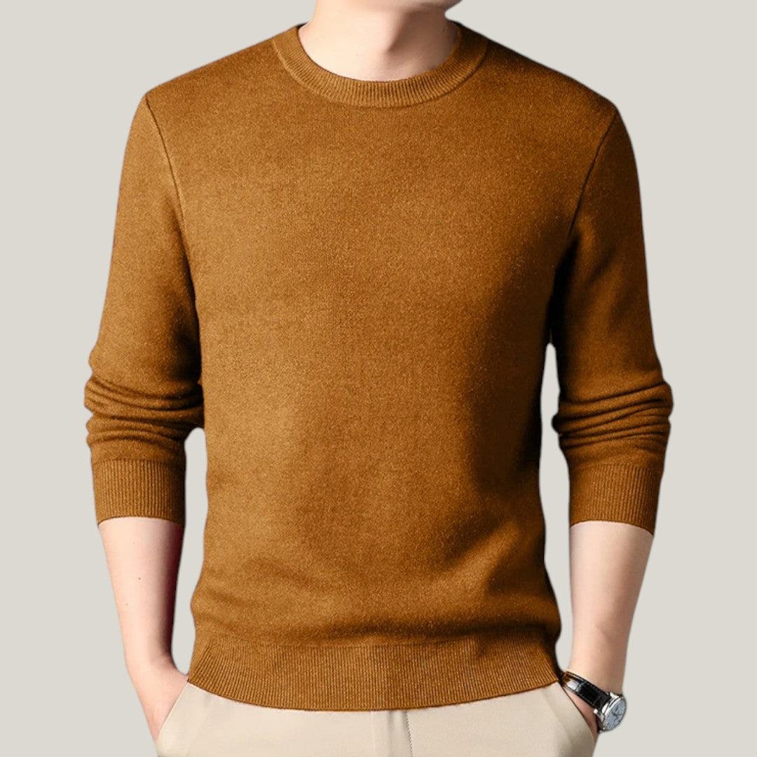 Lux & Classy • Men's Casual Round Neck Thin Sweater