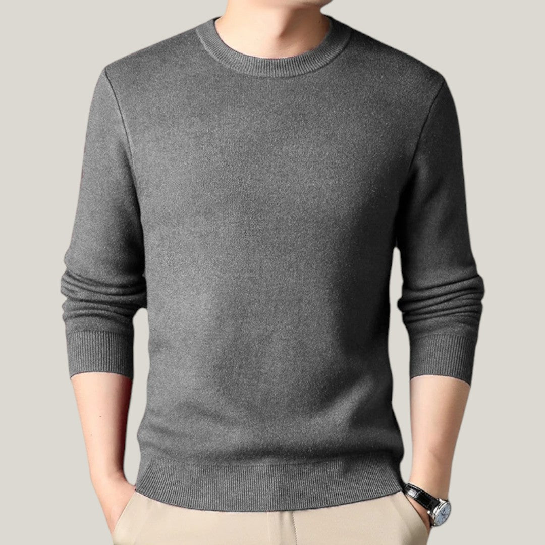 Lux & Classy • Men's Casual Round Neck Thin Sweater