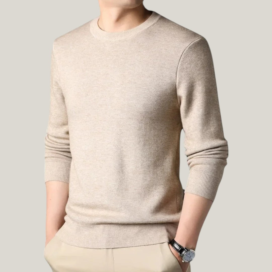 Lux & Classy • Men's Casual Round Neck Thin Sweater