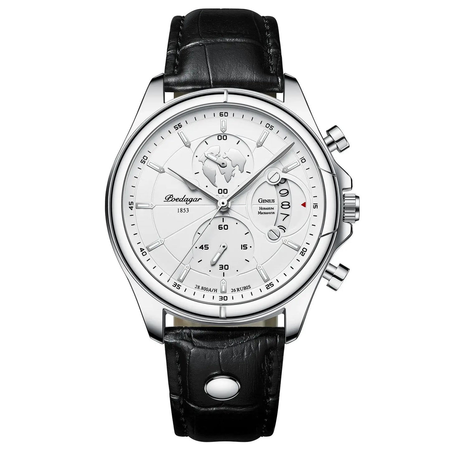 Poedagar Classic Chronograph Watch