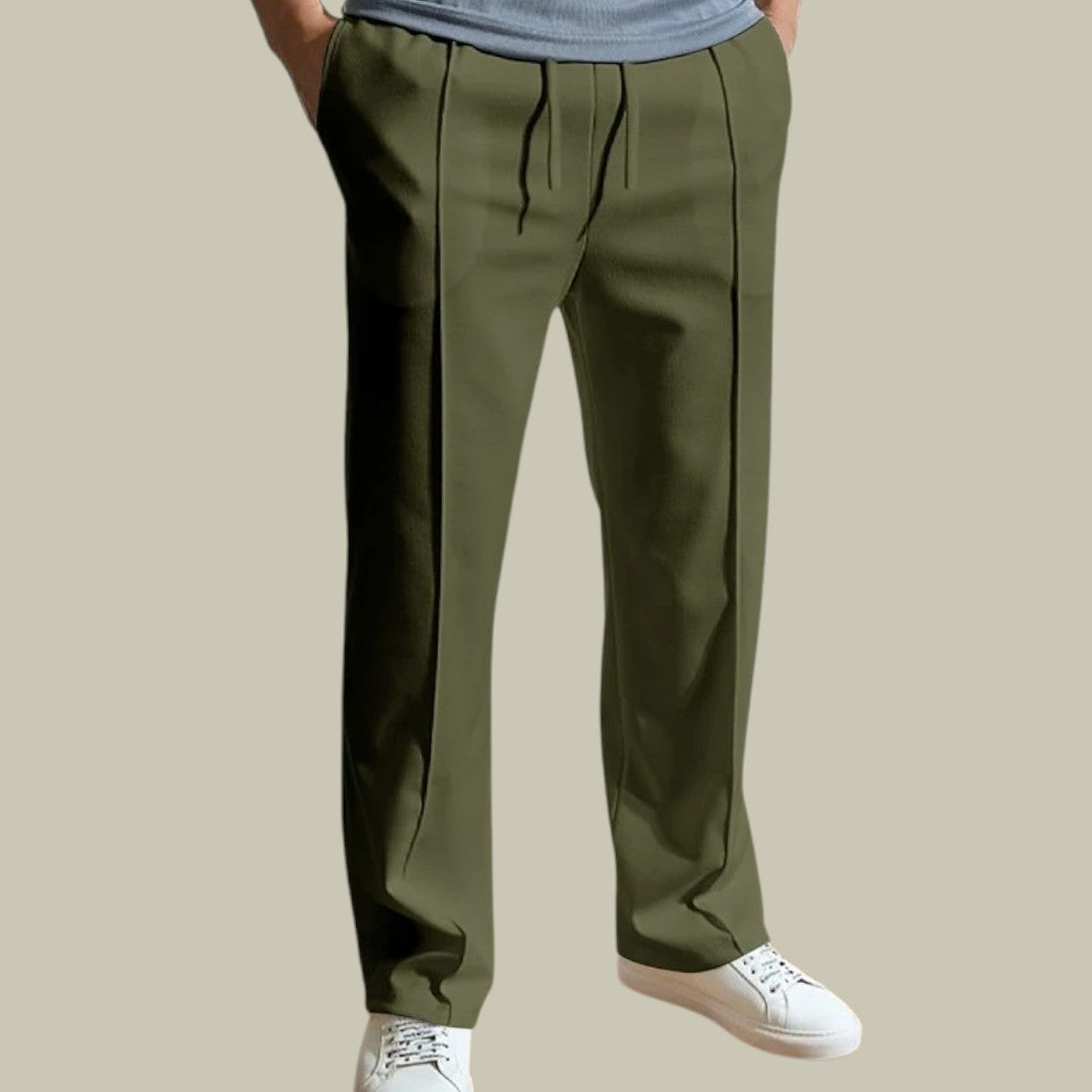 Lux & Classy • Straight Fit Wide Leg Trouser