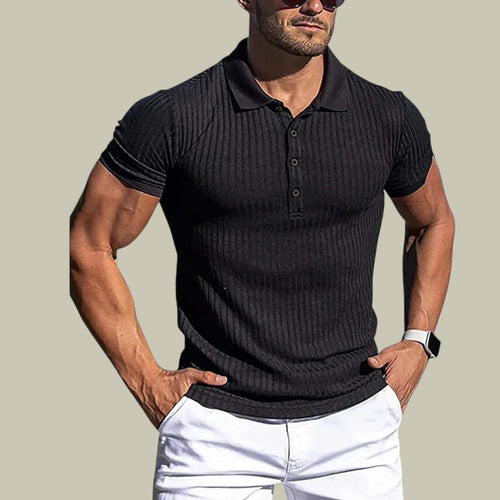 Lux & Classy • Men's Textured Polo Shirt