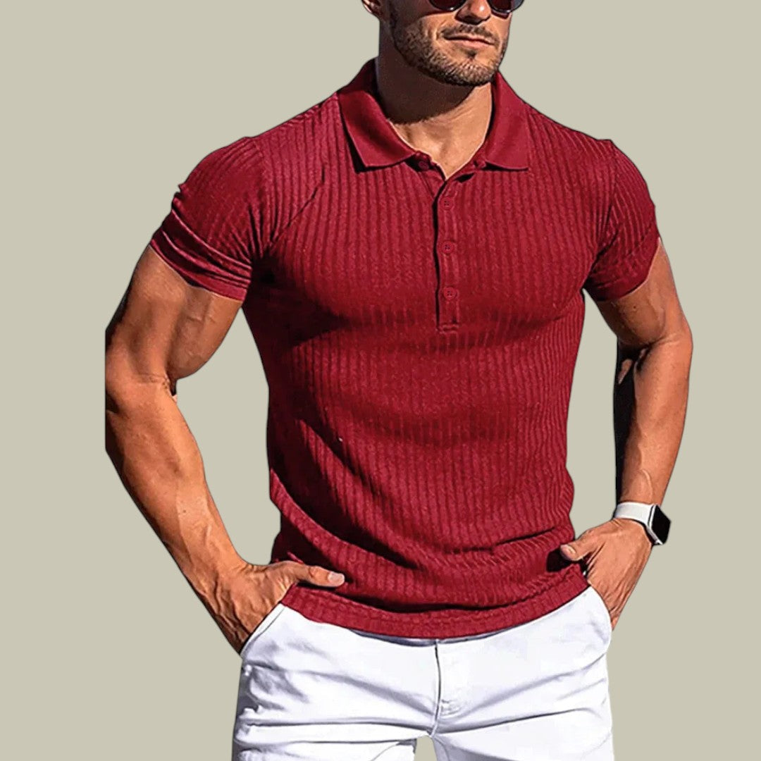 Lux & Classy • Men's Textured Polo Shirt