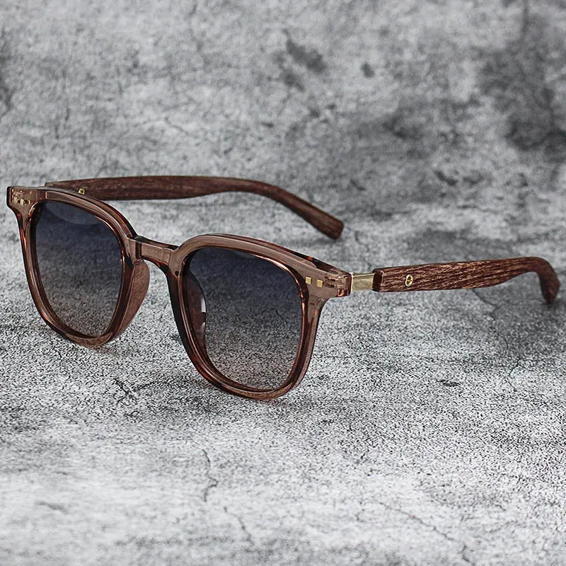 Randy Davis Wood Grain Sunglasses