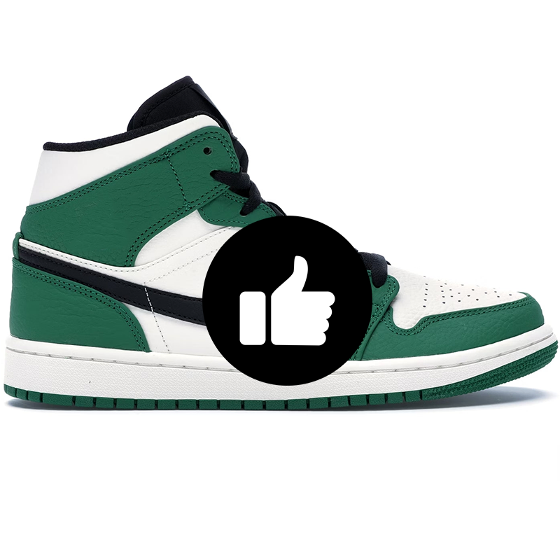 Jordan 1 Mid Pine Green