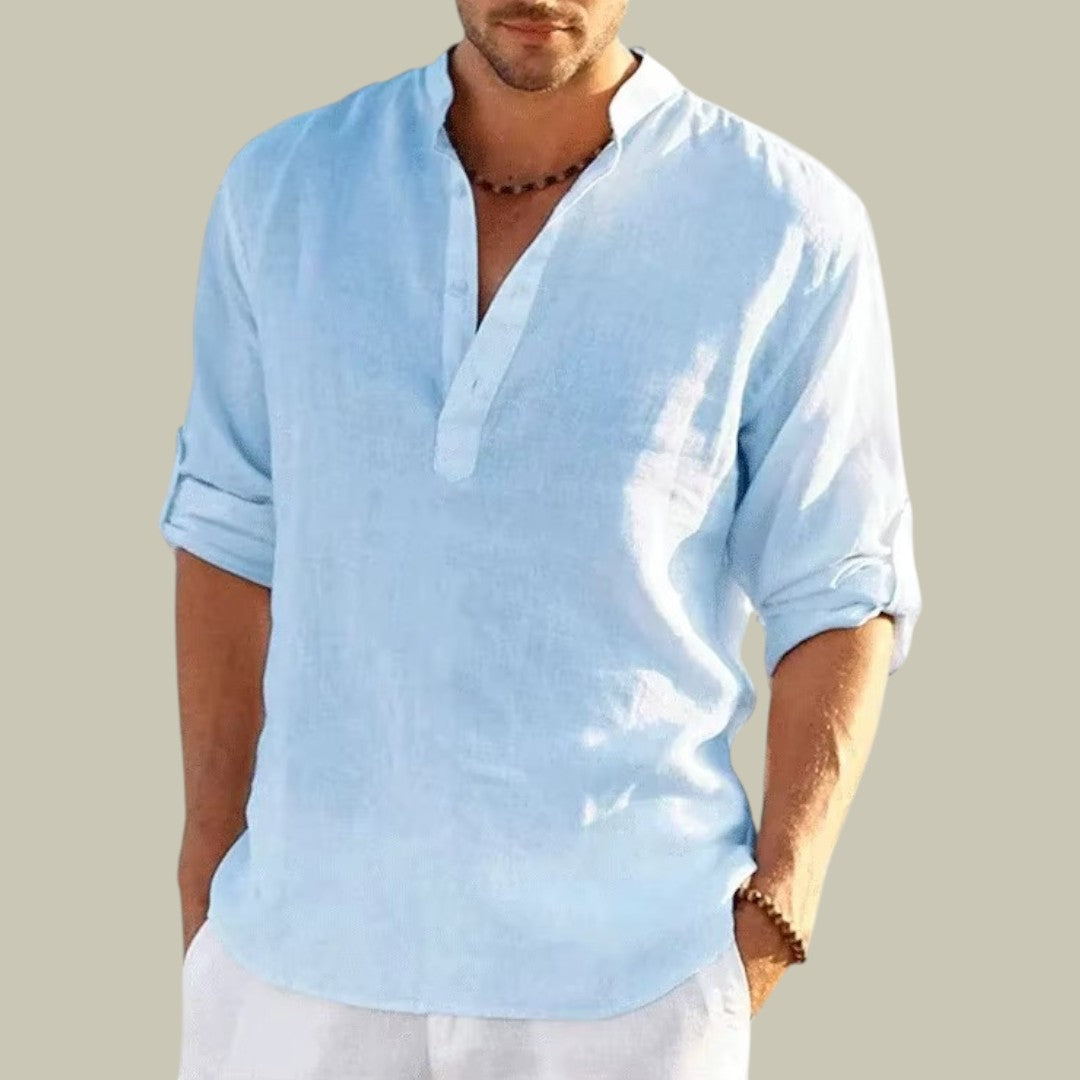 Lux & Classy • Men's Casual Linen Shirt