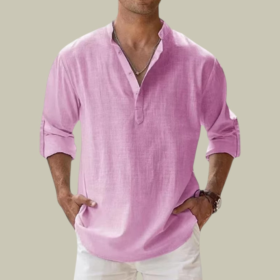 Lux & Classy • Men's Casual Linen Shirt