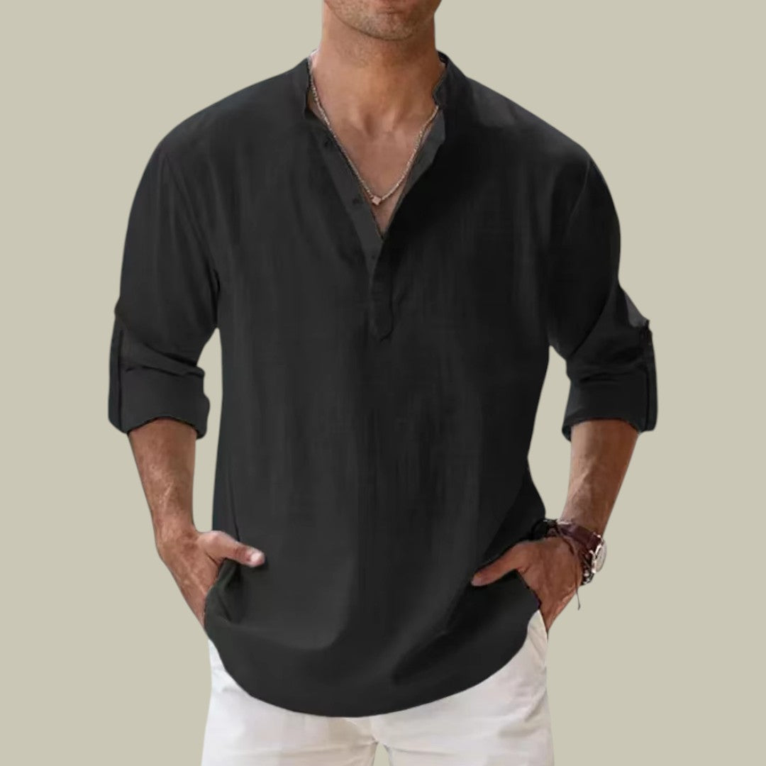 Lux & Classy • Men's Casual Linen Shirt