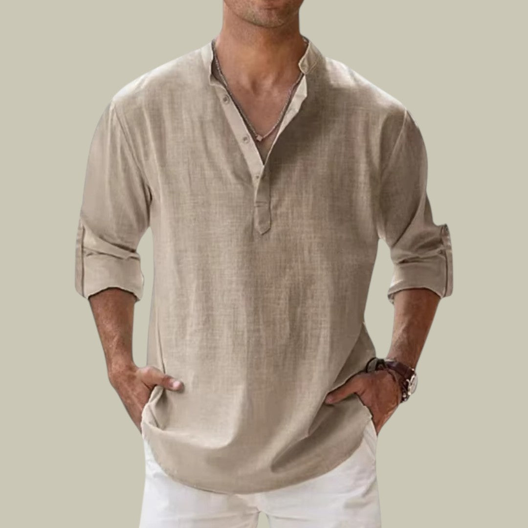 Lux & Classy • Men's Casual Linen Shirt