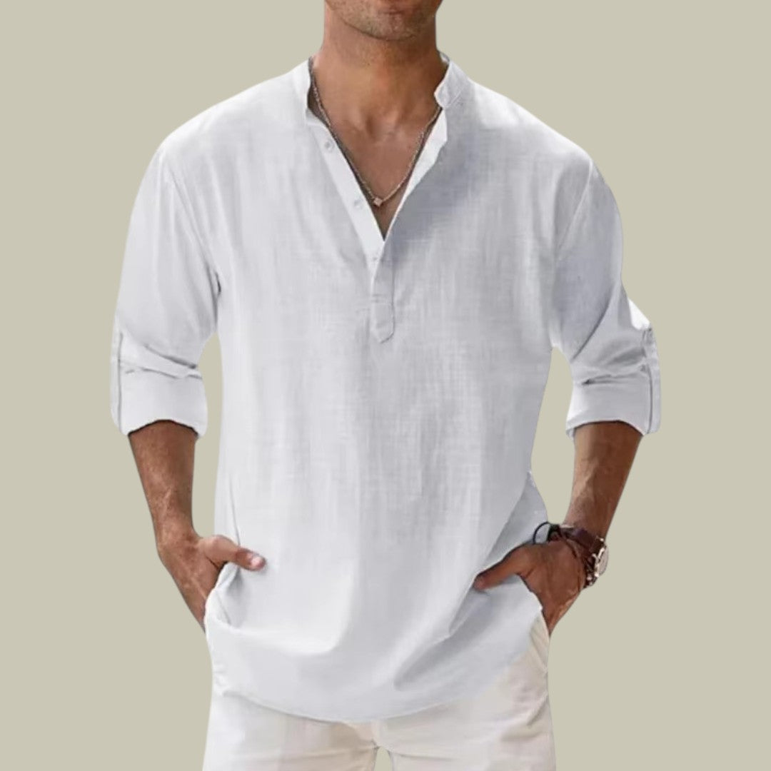 Lux & Classy • Men's Casual Linen Shirt