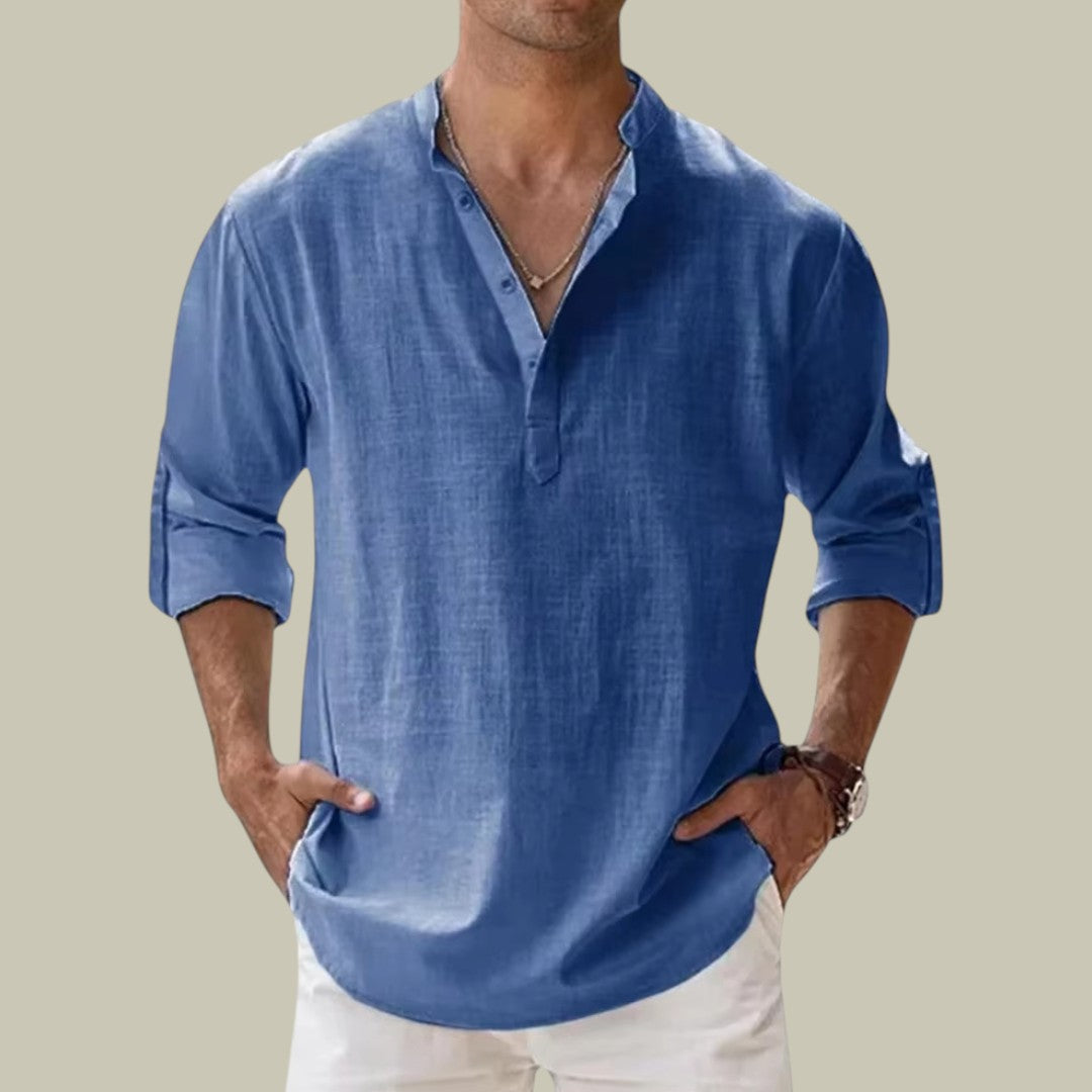 Lux & Classy • Men's Casual Linen Shirt