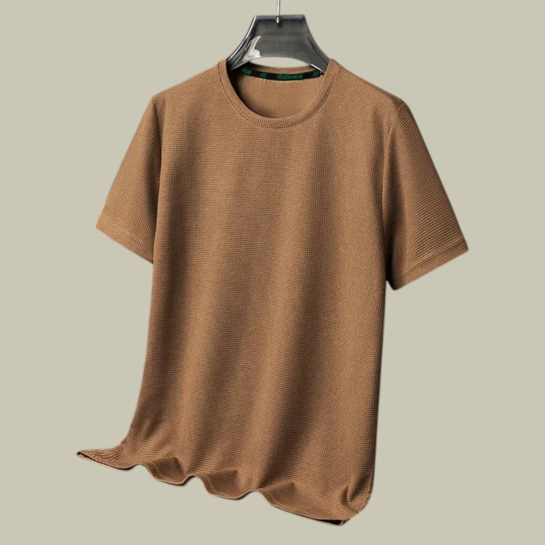 Lux & Classy • Men's Casual Waffle T-Shirt