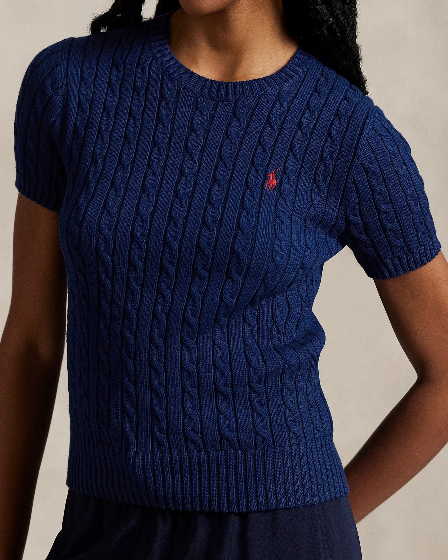 RL Sweater | Short Sleeves Braided