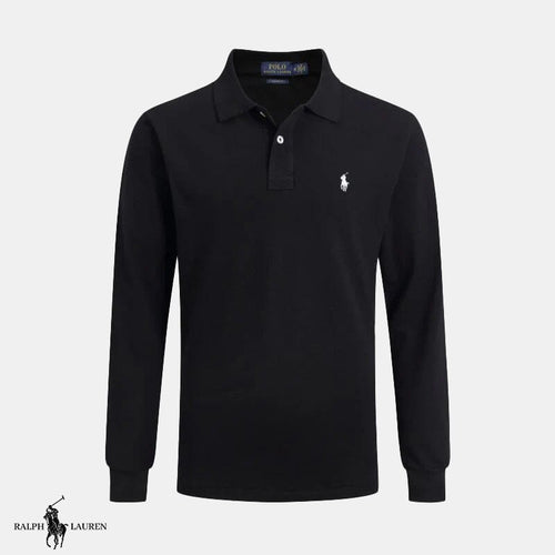 Long-sleeved polo shirt