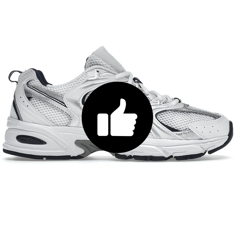 New Balance 530 White Silver Navy