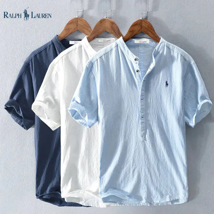 Ralph Lauren | Chemise en lin d'été – Style homme haut de gamme