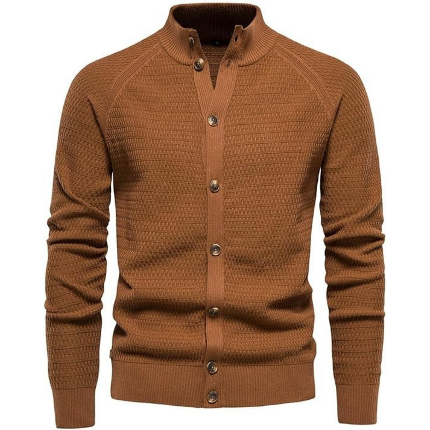 Klassische Knopf-Strickjacke