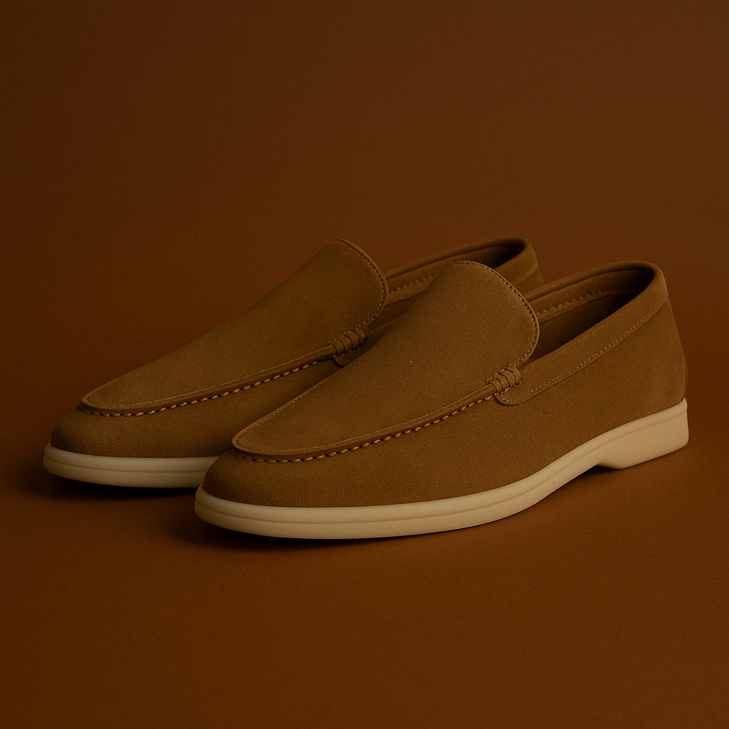 Men's Brown Suede Loafer
