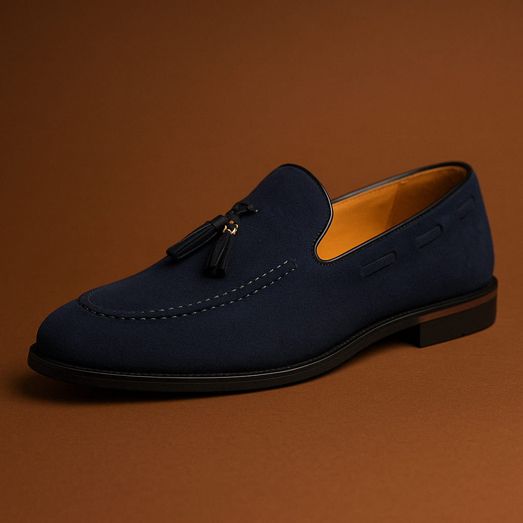 Men's Suede Loafers Italian Man