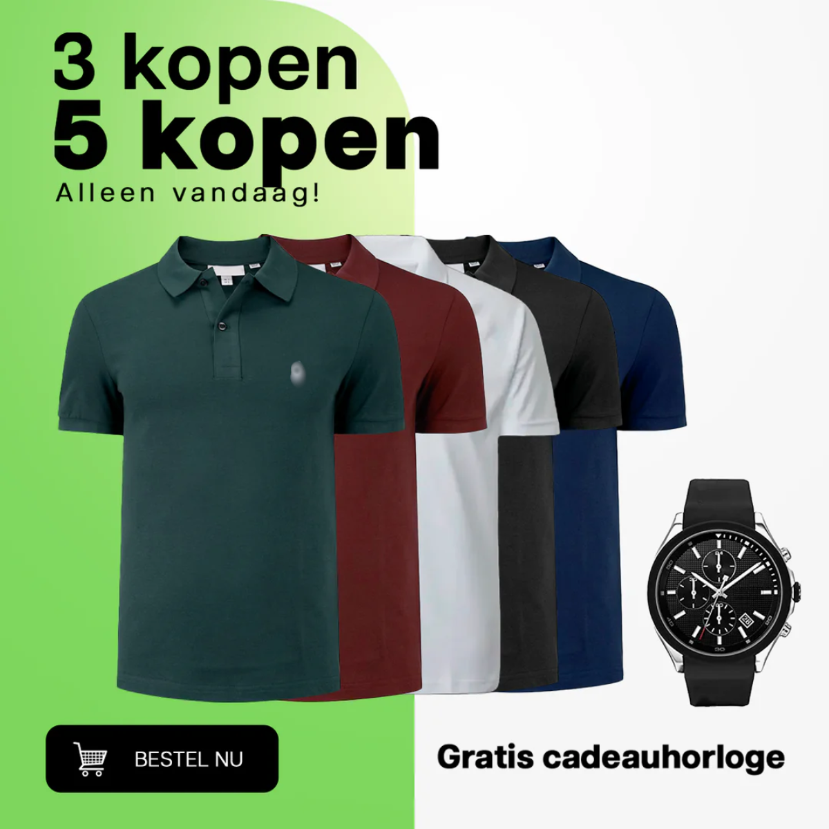 KIT POLO RL [ZAHLEN SIE 2, ERHALTEN SIE 5] + UHR