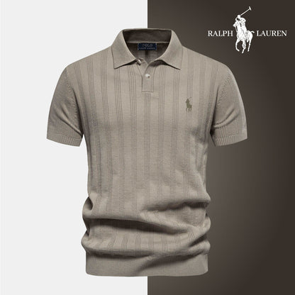 [BUY 1 GET 2] Textured Knit Polo – Professional Line by RL + Free Watch (2-Pack)