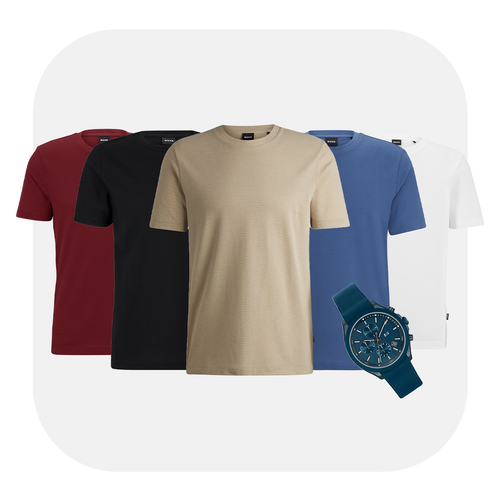 Kit 5 T-Shirts + [1 Free Watch]