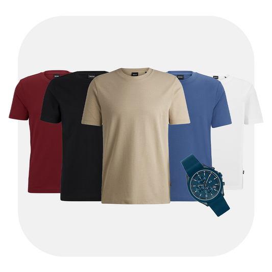 Kit 5 T-Shirts + [1 Free Watch]