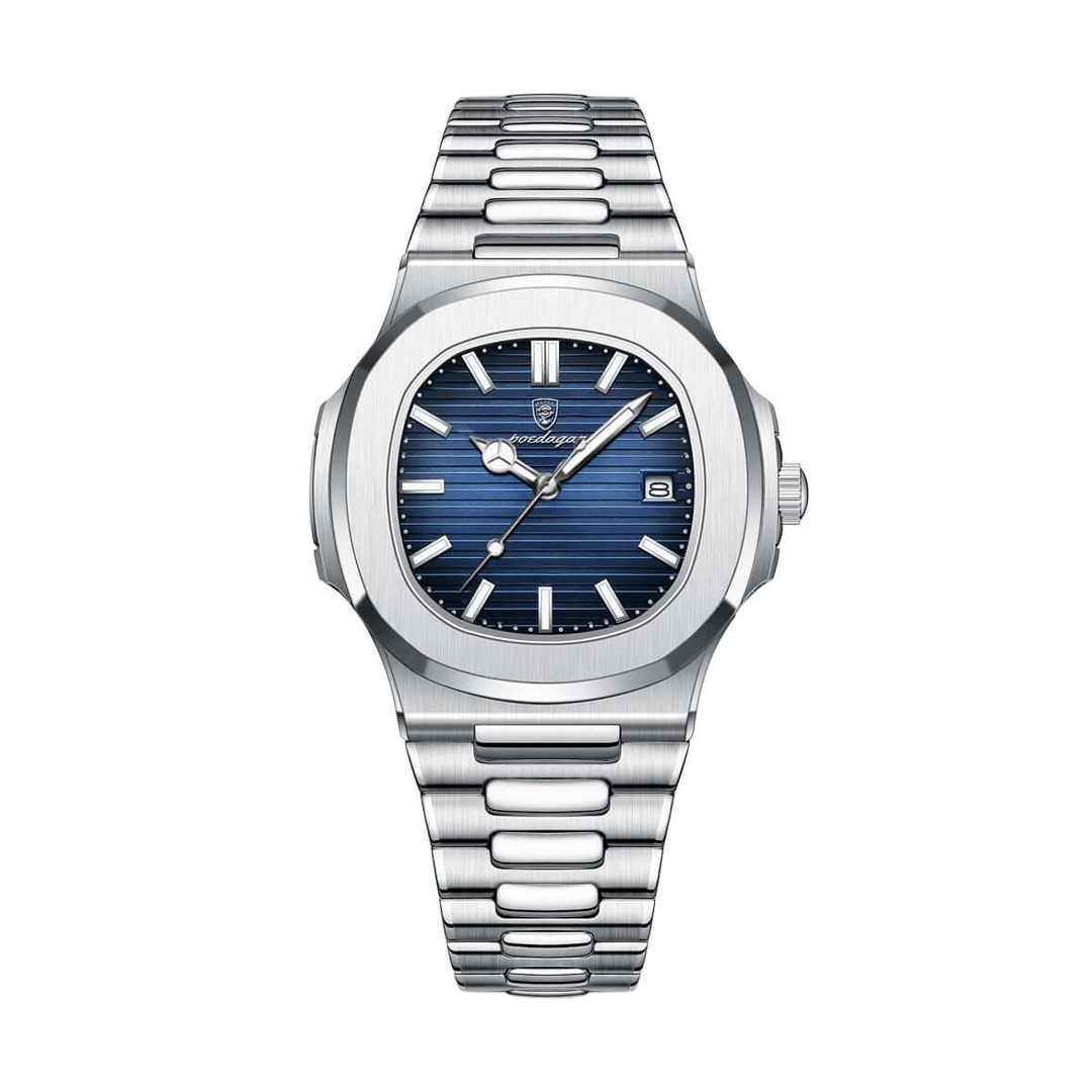POEDAGAR NAUTILUS 40MM MEN'S WATCH | BOX + BRACELET ADJUSTER