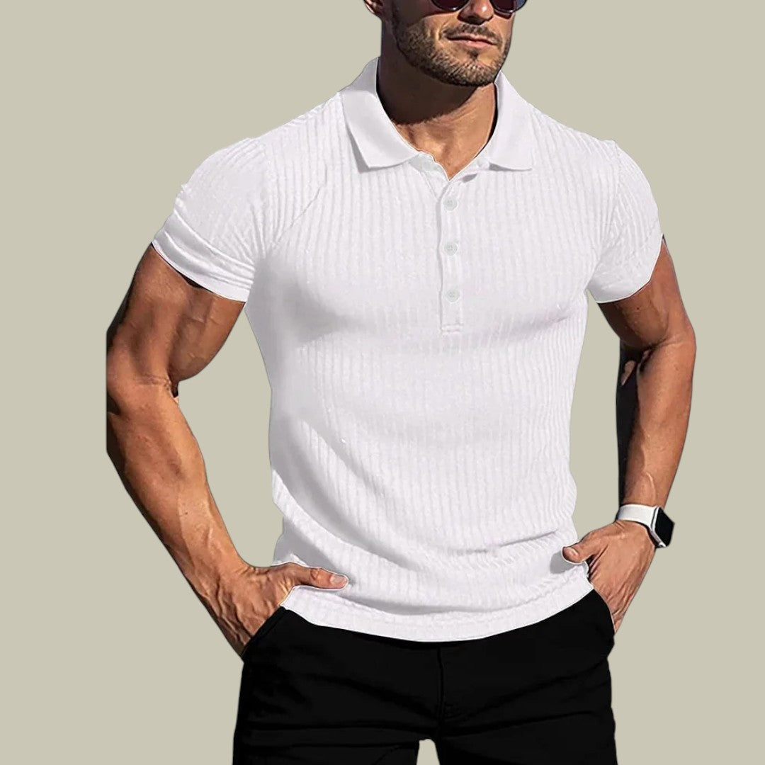 Lux & Classy  • Men's Textured Polo Shirt