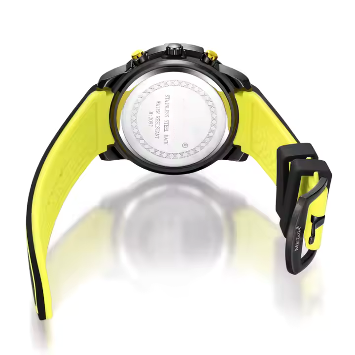 Tévar ChronoSport 2097 – Precision Quartz, Rubber Strap, Chronograph & Calendar