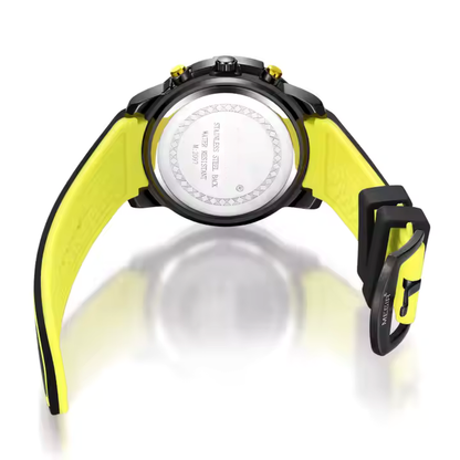 Tévar ChronoSport 2097 – Precision Quartz, Rubber Strap, Chronograph & Calendar