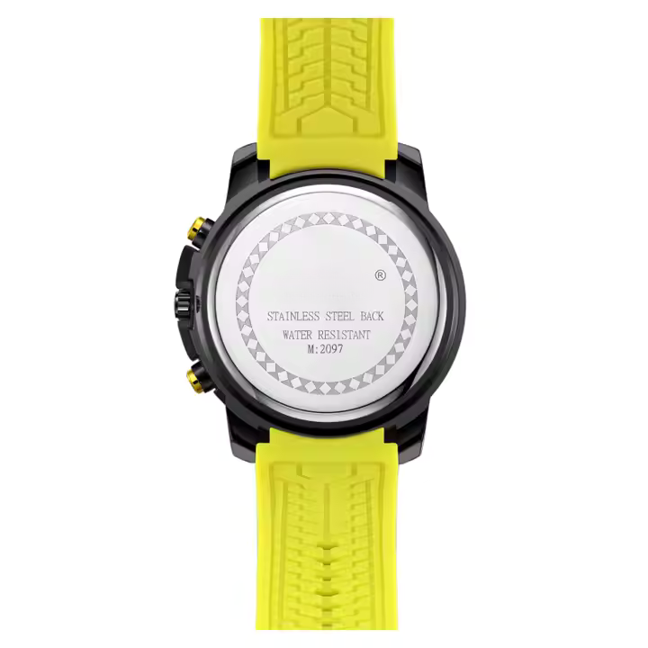 Tévar ChronoSport 2097 – Precision Quartz, Rubber Strap, Chronograph & Calendar