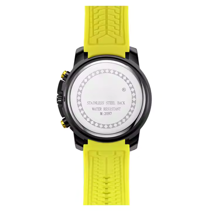 Tévar ChronoSport 2097 – Precision Quartz, Rubber Strap, Chronograph & Calendar