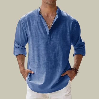 Lux & Classy  • Men's Casual Linen Shirt