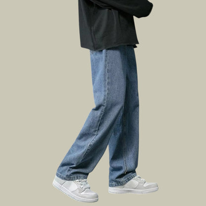 Lux & Classy  • Men's Wide Legged Denim Pants