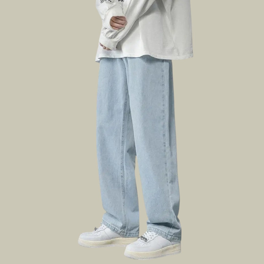 Lux & Classy  • Men's Wide Legged Denim Pants