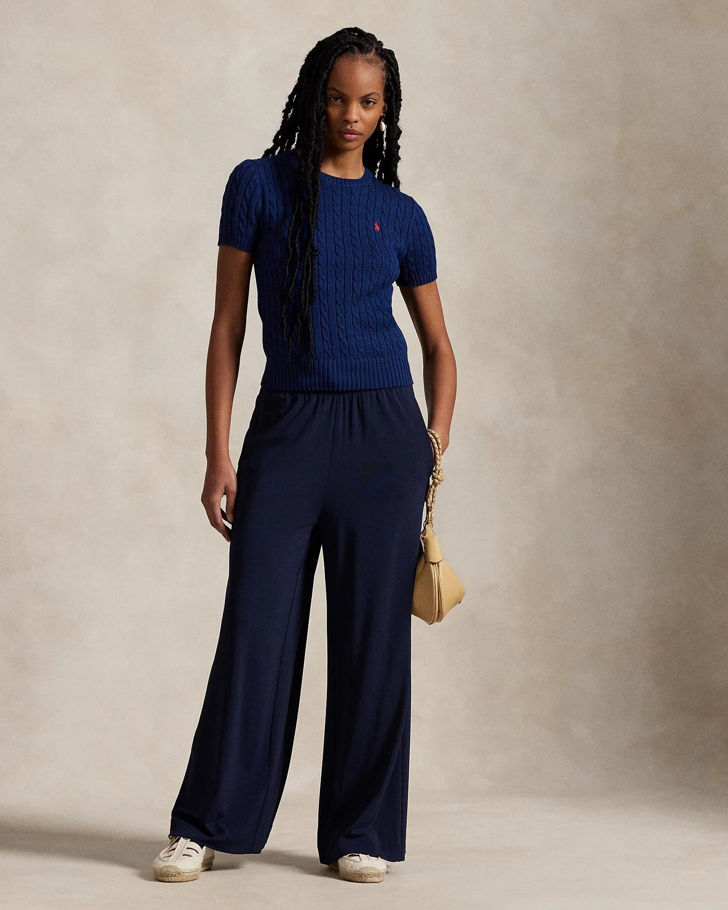 RL Sweater | Short Sleeves Braided