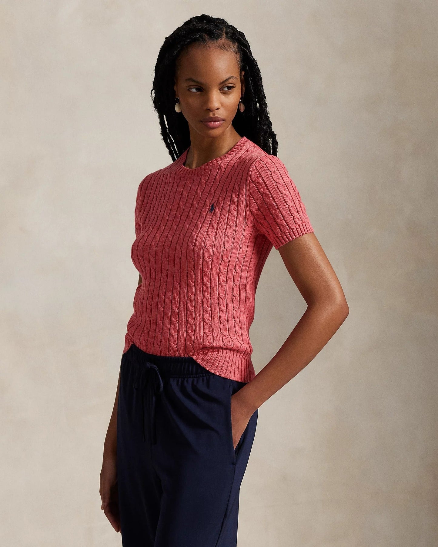 RL Sweater | Short Sleeves Braided