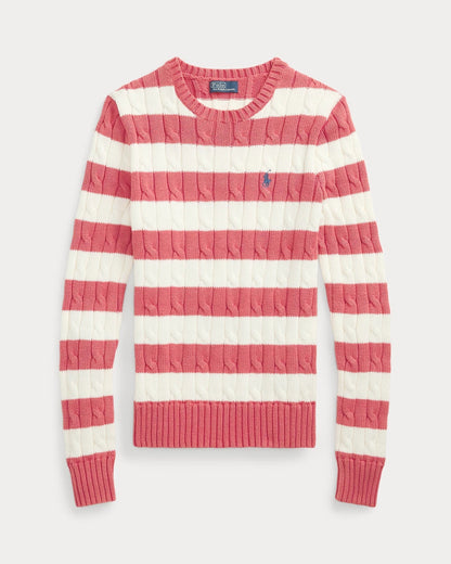 RL Sweater | Striped with Braided Knit