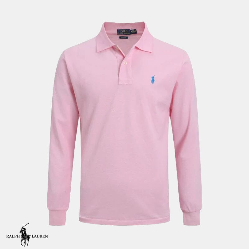 Long-sleeved polo shirt