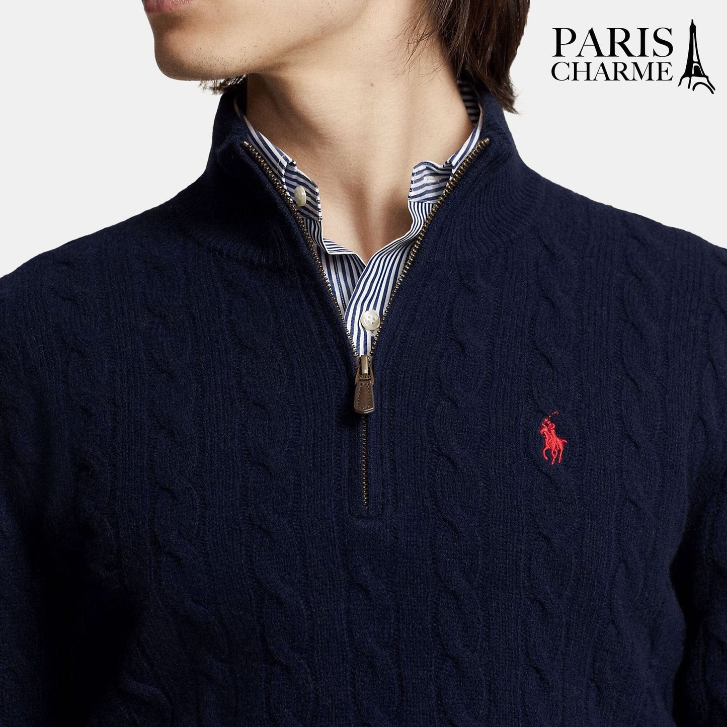 RL Cashmere Cable Sweater (CLEARANCE)