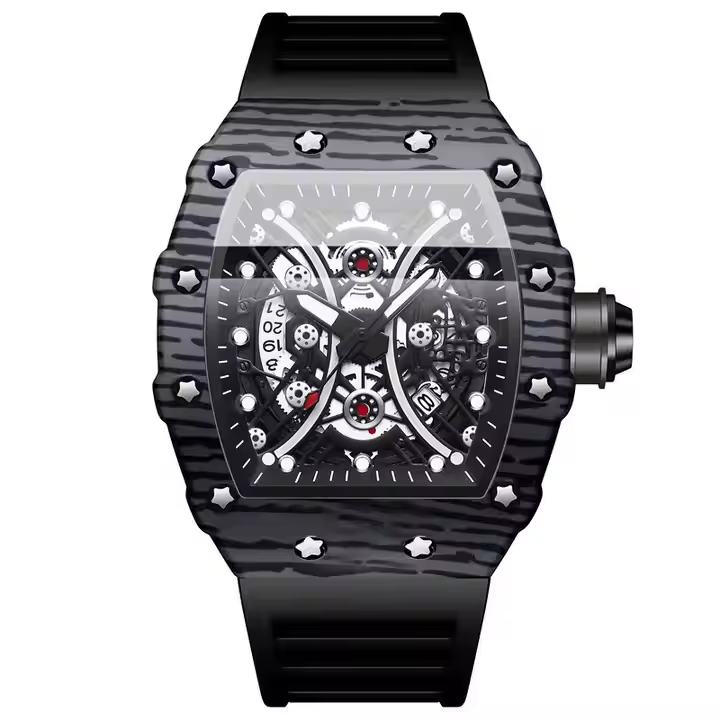 Tévar AeroQuartz – Minimalist Skeleton Watch with Durable Design