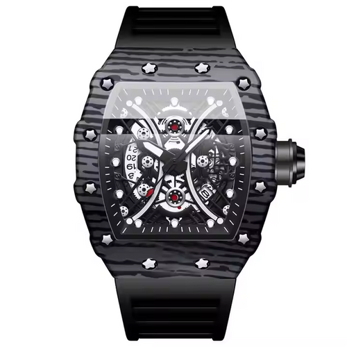 Tévar AeroQuartz – Minimalist Skeleton Watch with Durable Design